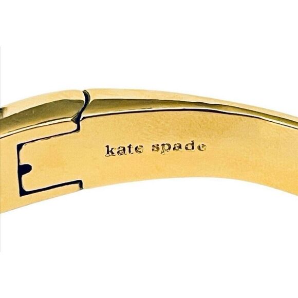 NWT Gorgeous!! Kate Spade New York Raise the Bar Cuff Gold Polished Bracelet - Picture 4 of 14